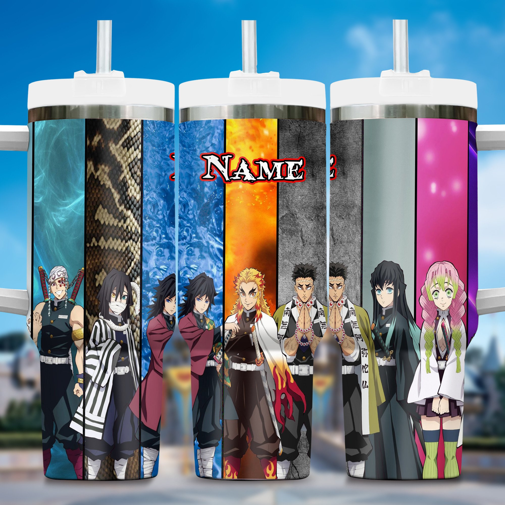 Custom Lean Hashira Hashiras Demon Slayer Anime Kimetsu no Yaiba Anime Custom Stanley Stai ...