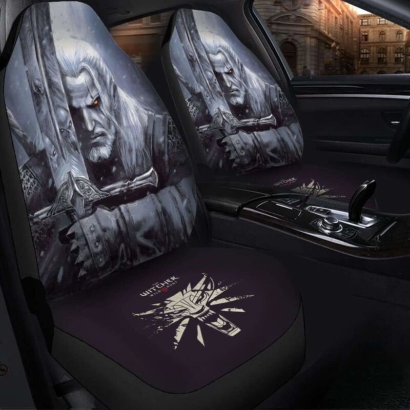 The Witcher 3 Dark Car Seat Covers - DESIGN-TREND