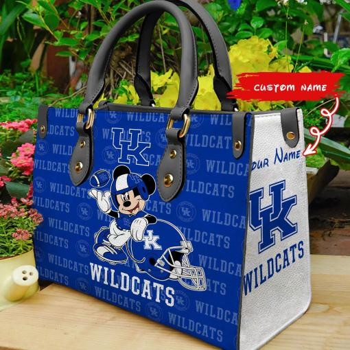 Kentucky Wildcats Mickey Women Leather Hand Bag