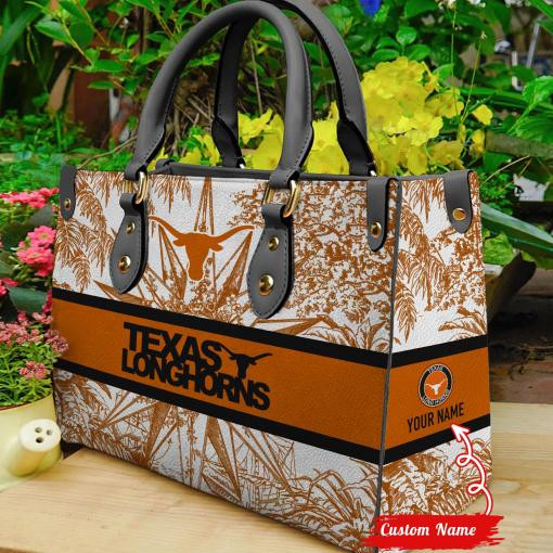Texas Longhorns Women Leather Hand Bag