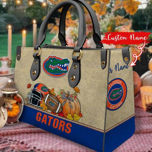 Florida Gators Autumn Women Leather Hand Bag
