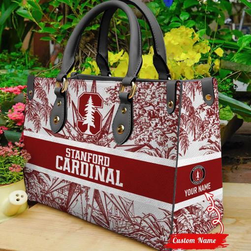 Stanford Cardinal Women Leather Hand Bag