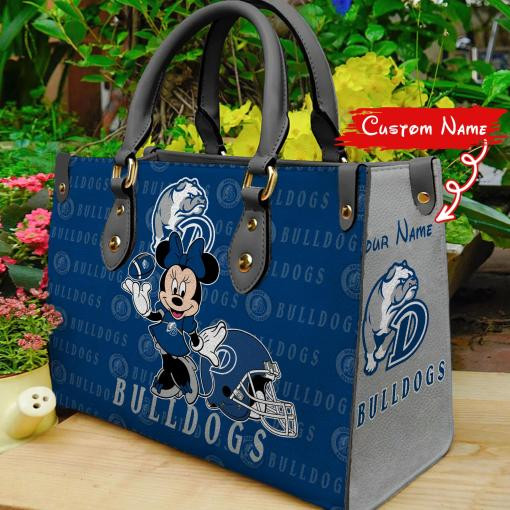 P Drake Bulldogs Minnie Women Leather Hand Bag