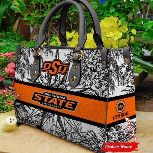 Oklahoma State Cowboys Women Leather Hand Bag