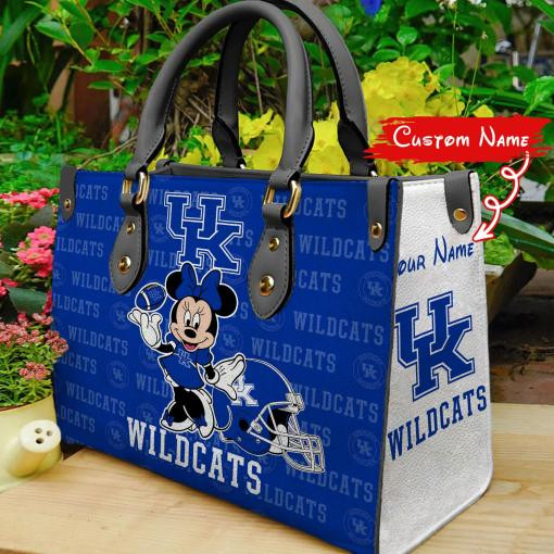 Kentucky Wildcats Minnie Women Leather Hand Bag