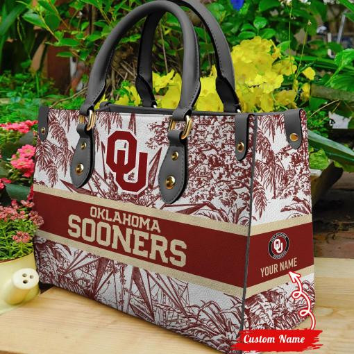 Oklahoma Sooners Women Leather Hand Bag