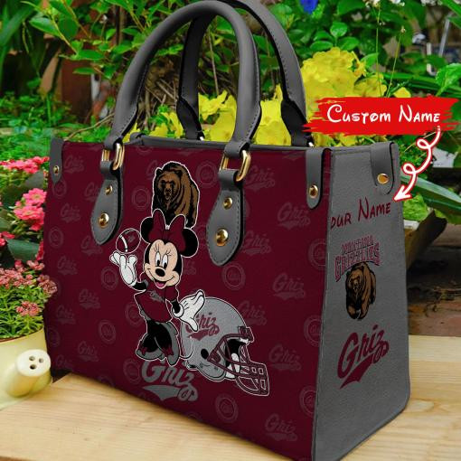 P Montana Grizzlies Minnie Women Leather Hand Bag