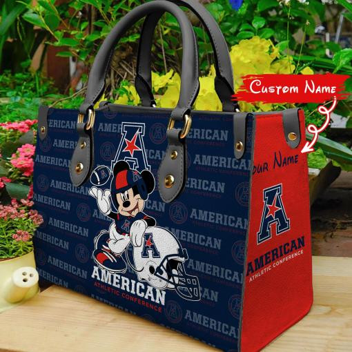 P American Athletic Conference Mickey Women Leather Hand Bag