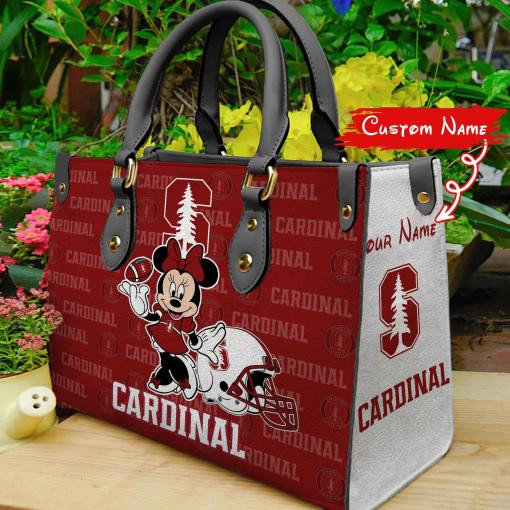 Stanford Cardinal Minnie Women Leather Hand Bag