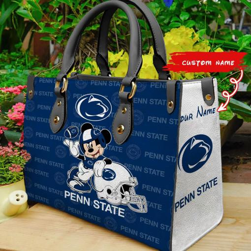 Penn State Nittany Lions Mickey Women Leather Hand Bag