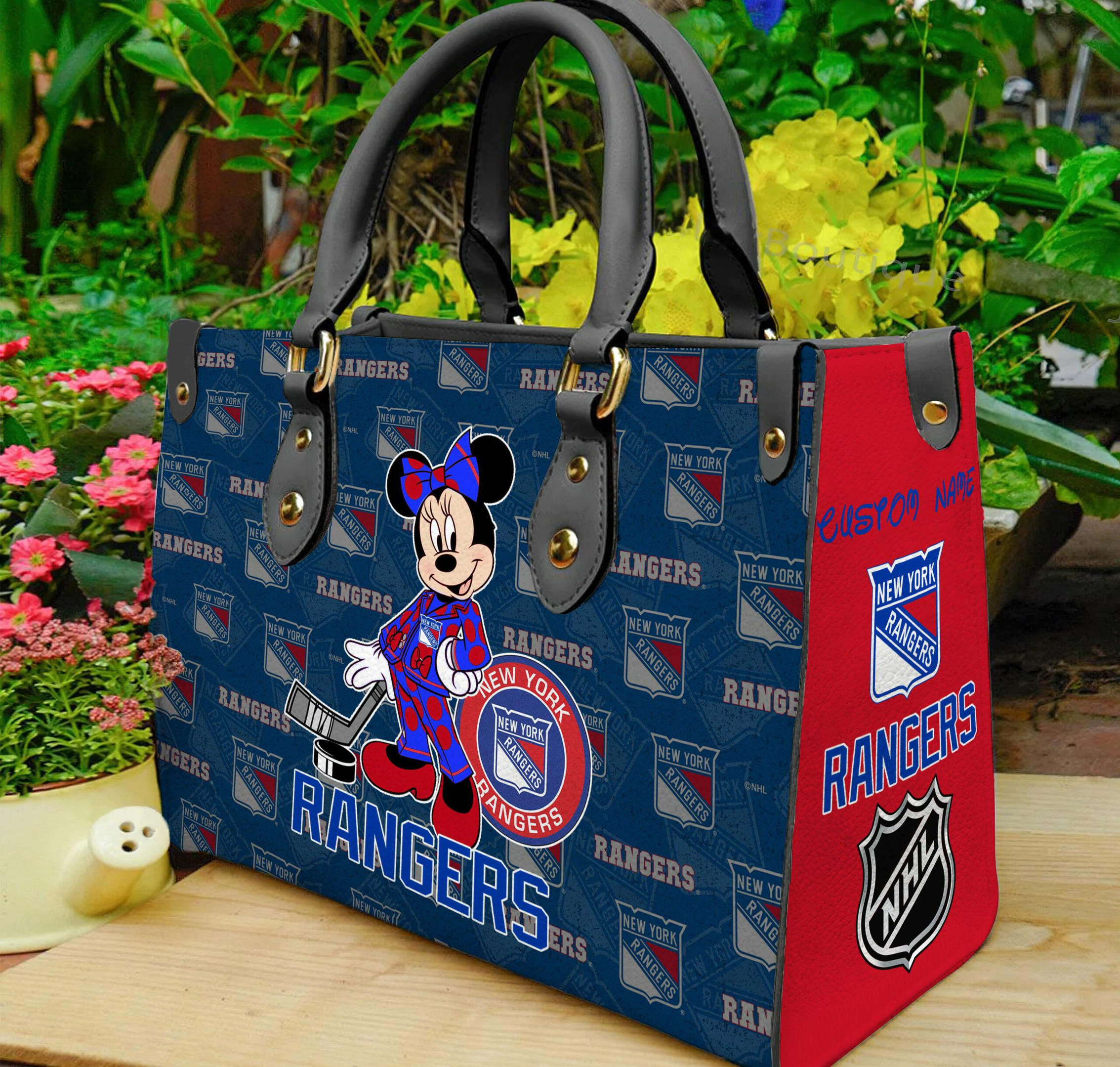 New York Rangers Minnie Women Leather Hand Bag