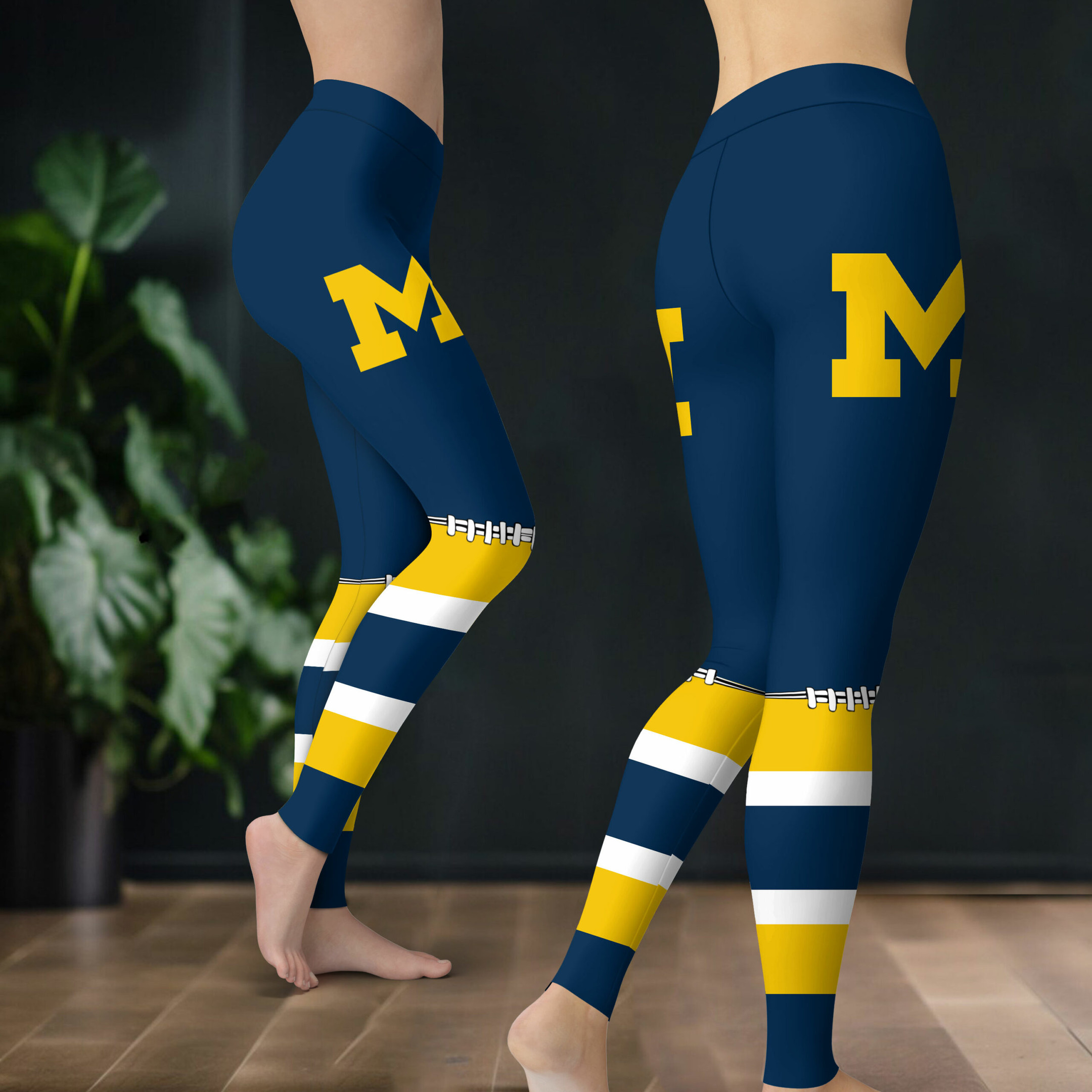 Michigan Wolverines Women Sport Leggings