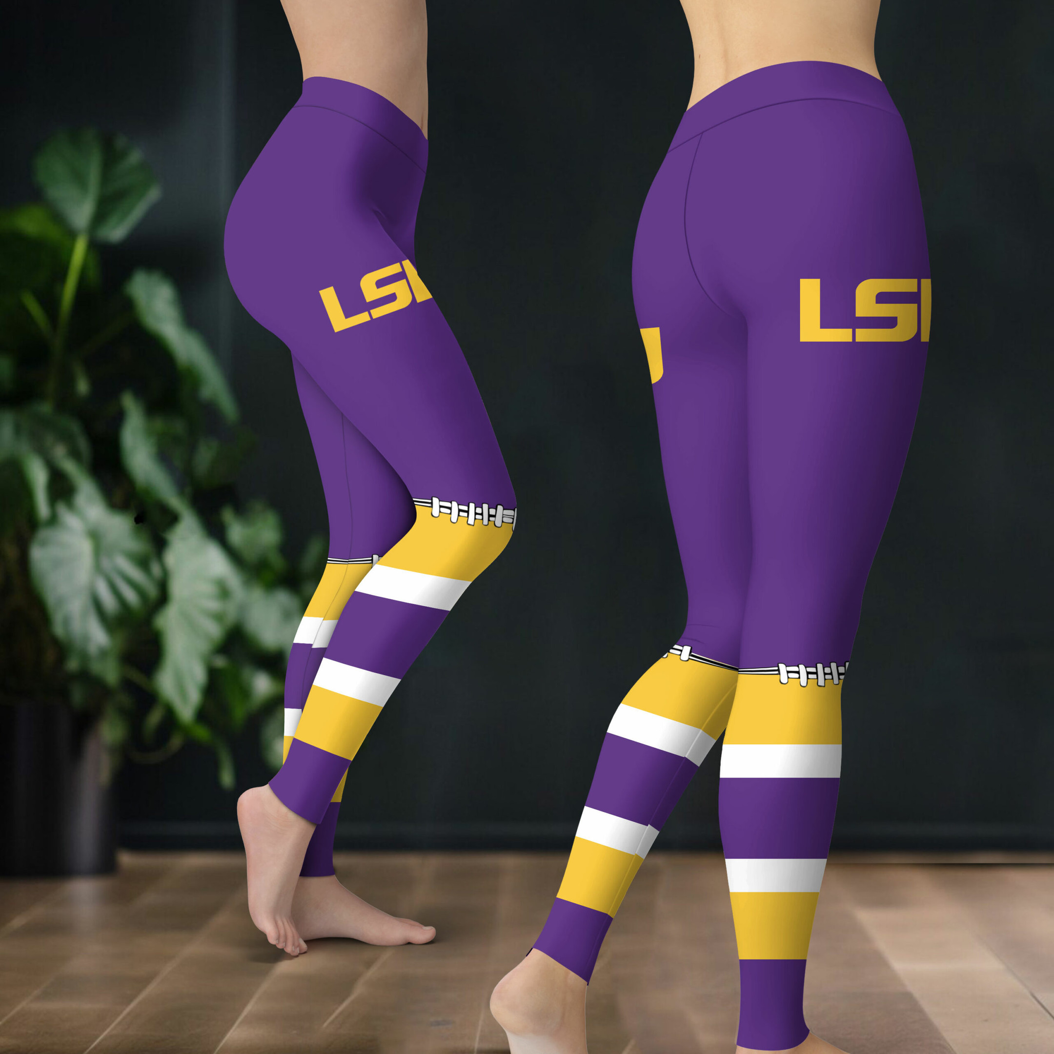LSU Tigers Women Sport Leggings