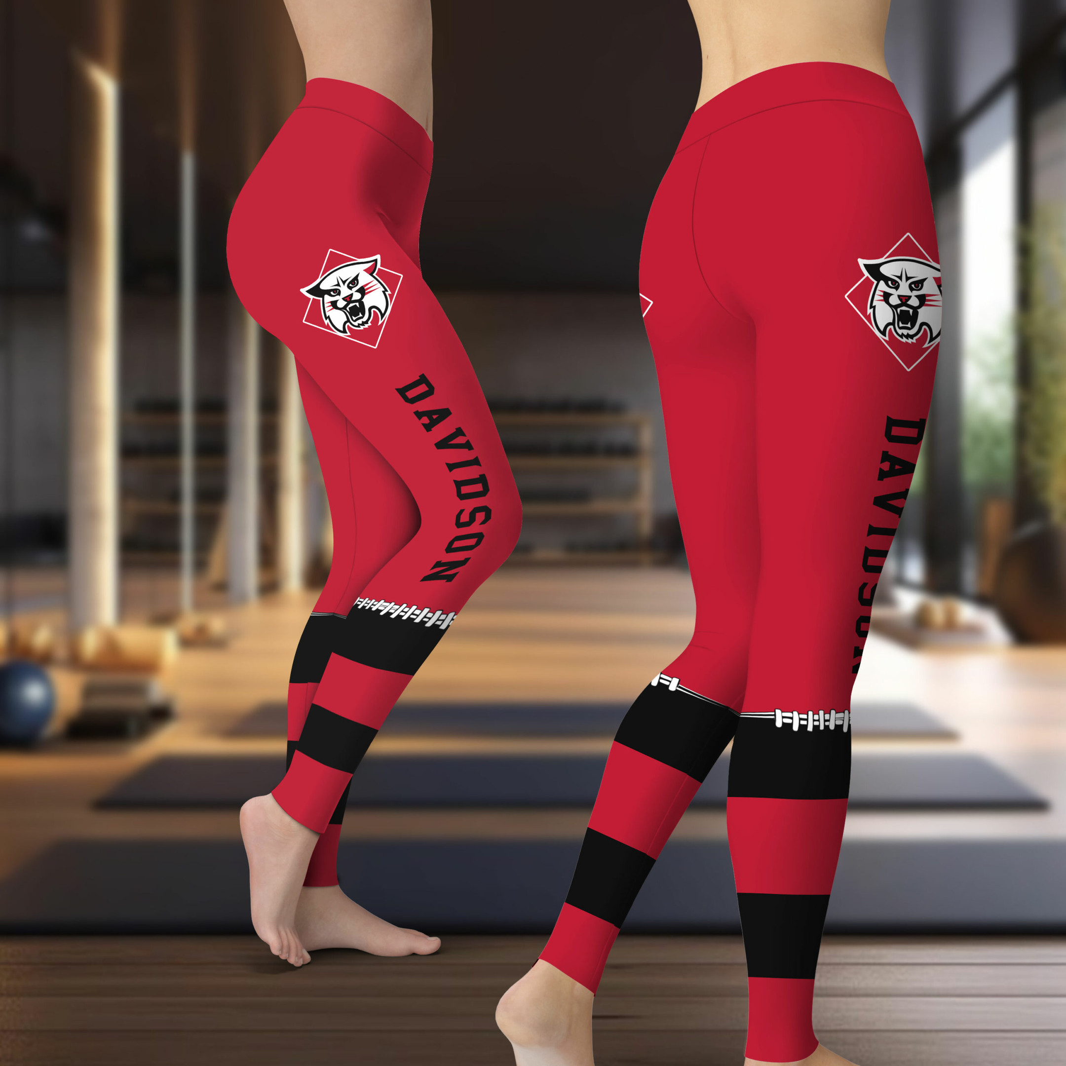 Davidson Wildcats Sport Leggings