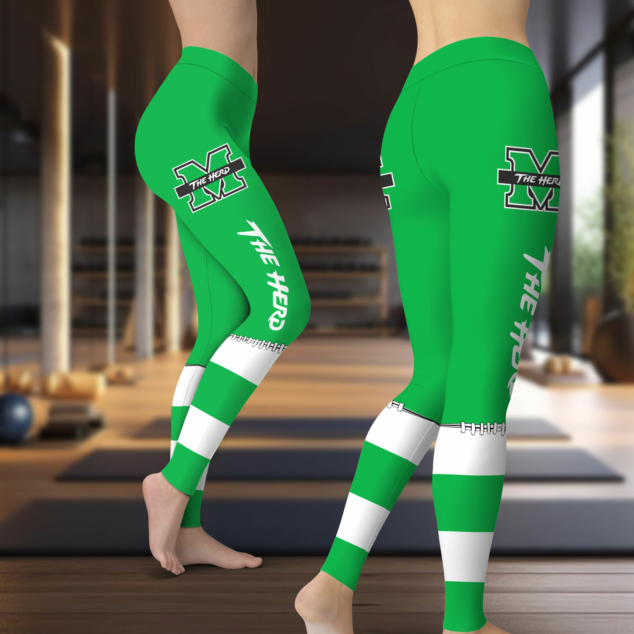 Marshall Thundering Herd Women Sport Leggings