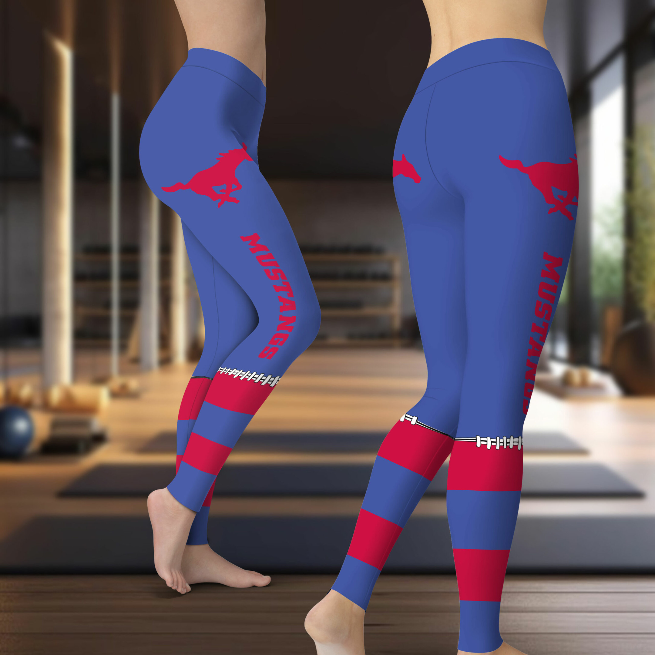 SMU Mustangs Sport Leggings