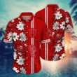 Indiana Hoosiers NCAA3 Flower Hawaii Shirt And Tshirt For Fans, Summer Football Shirts NA49574