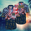 Notre Dame Fighting Irish NCAA1 Flower Hawaii Shirt And Tshirt For Fans, Summer Football Shirts NA49879