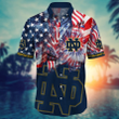 Notre Dame Fighting Irish NCAA1 Flower Hawaii Shirt And Tshirt For Fans, Summer Football Shirts NA49879