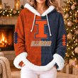 Illinois Fighting Illini | Women's Fleece Football Hoodie K77885