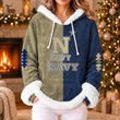 Navy Midshipmen | Women's Fleece Football Hoodie K77885