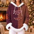 Virginia Tech Hokies | Women's Fleece Football Hoodie K77885