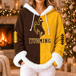 Wyoming Cowboys | Women's Fleece Football Hoodie K77885