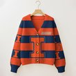 Illinois Fighting Illini | Unisex V-neck Knitted Fleece k77225
