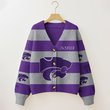 Kansas State Wildcats | Unisex V-neck Knitted Fleece k77225