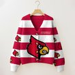 Louisville Cardinals | Unisex V-neck Knitted Fleece k77225