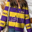LSU TIGERS | Unisex V-neck Knitted Fleece k77225