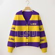 LSU TIGERS | Unisex V-neck Knitted Fleece k77225