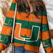 Miami Hurricanes | Unisex V-neck Knitted Fleece k77225