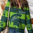 Michigan State Spartans | Unisex V-neck Knitted Fleece k77225