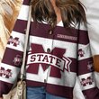 Mississippi State Bulldogs | Unisex V-neck Knitted Fleece k77225