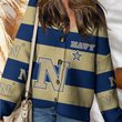 Navy Midshipmen | Unisex V-neck Knitted Fleece k77225