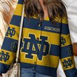 Notre Dame Fighting Irish | Unisex V-neck Knitted Fleece k77225