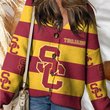 USC Trojans | Unisex V-neck Knitted Fleece k77225