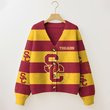 USC Trojans | Unisex V-neck Knitted Fleece k77225