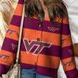Virginia Tech Hokies | Unisex V-neck Knitted Fleece k77225