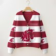 Washington State Cougars | Unisex V-neck Knitted Fleece k77225