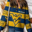 West Virginia Mountaineers | Unisex V-neck Knitted Fleece k77225