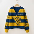 West Virginia Mountaineers | Unisex V-neck Knitted Fleece k77225