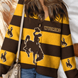 Wyoming Cowboys | Unisex V-neck Knitted Fleece k77225