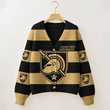 Army Black Knights | Unisex V-neck Knitted Fleece k77225