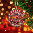 Alabama Crimson Tide Christmas Ceramic Decoration Ornaments