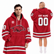 Arkansas Razorbacks | Football Unisex Blanket Hoodie BH85632