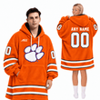 Clemson Tigers | Football Unisex Blanket Hoodie BH85632