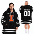 Illinois Fighting Illini | Football Unisex Blanket Hoodie BH85632