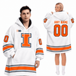 Illinois Fighting Illini | Football Unisex Blanket Hoodie BH85632